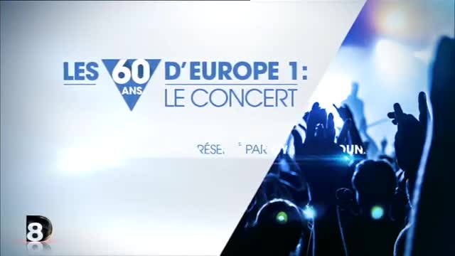 Media Calogero 60 ans Europe 1 au Zénith de Paris